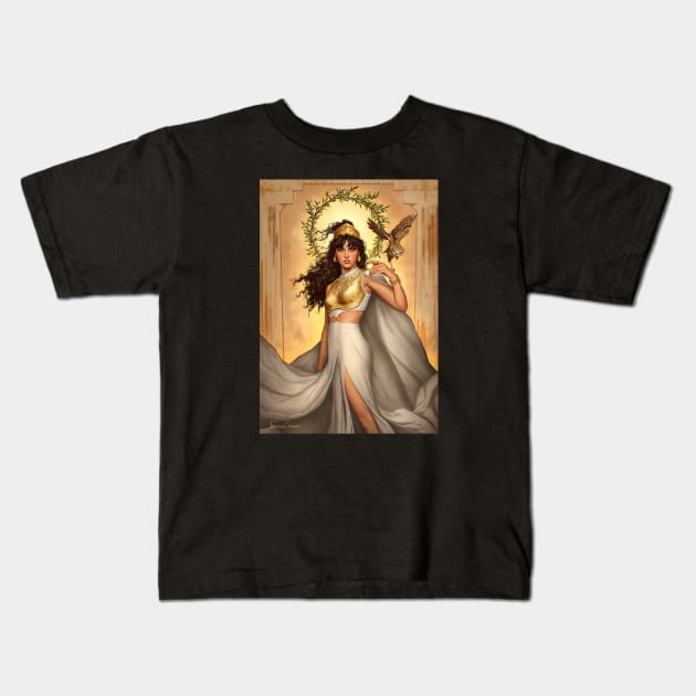 Athena Kids T-Shirt by fdasuarez